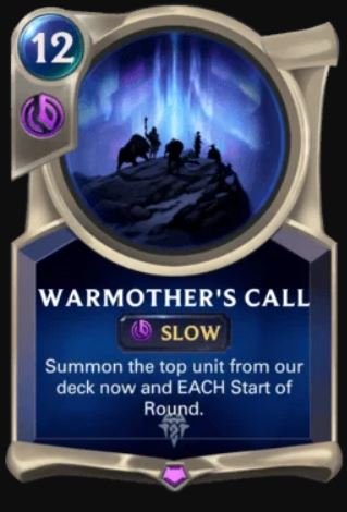 Legenden von Runeterra am häufigsten verwendeten Karten 4 "class =" wp-image-46072 faul "data-srcset =" http://volex24.com/wp-content/uploads/2020/02/1581536145_664_Legends-of-Runeterra-Die-besten-gemeinsamen-Karten.jpg 319w, https://www.touchtapplay.com/wp-content/uploads/2020/02/warmothers-call-200x295.jpg 200w, https://www.touchtapplay.com/wp-content/uploads/2020/02/warmothers -call-285x420.jpg 285w "data-sizes =" (maximale Breite: 319px) 100vw, 319px