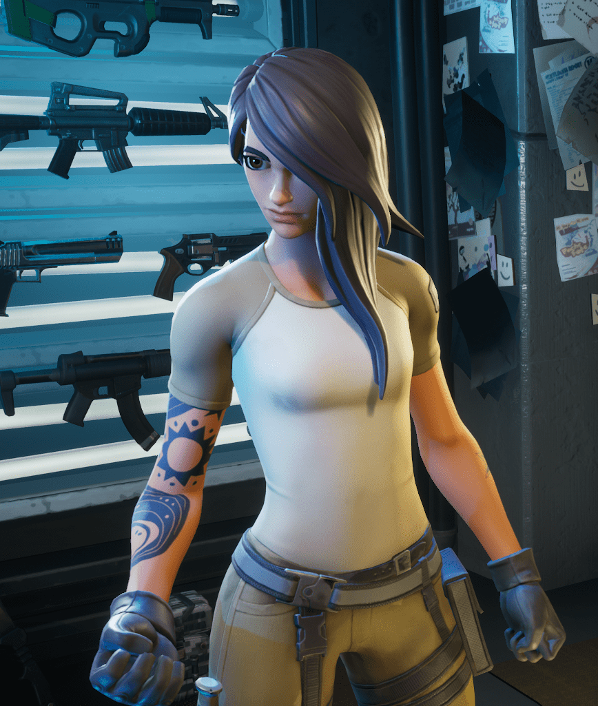 Fortnite Maya Frisur Option 1 - Standard