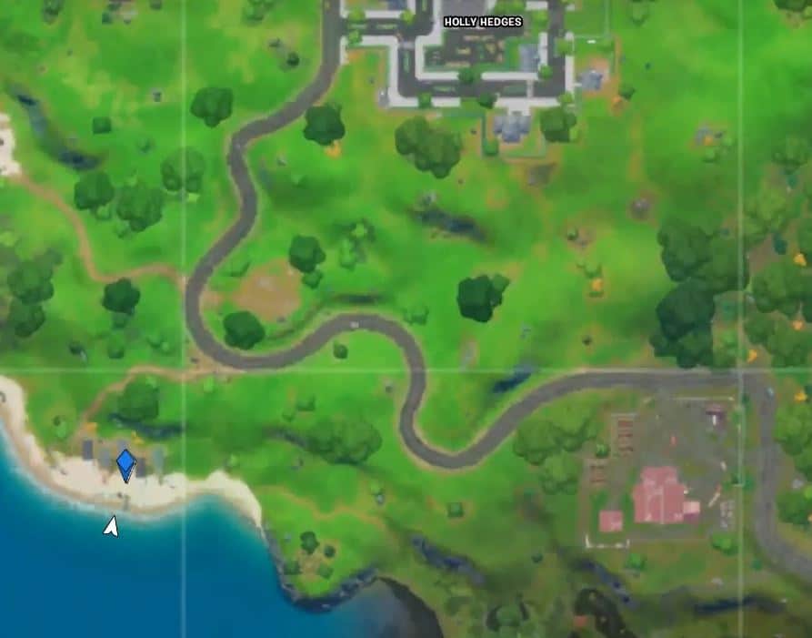 Fortnite Rainbow Rentals Karte Lage