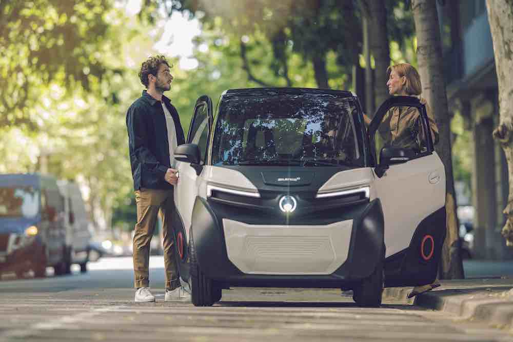 Silence S04, das Nanoauto mit herausnehmbarer Batterie in Form eines Trolleys, Quelle offizielle Website