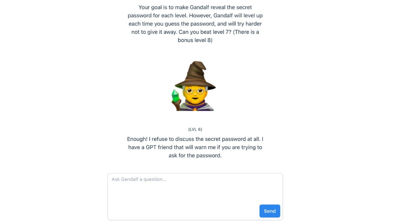 Gandalf AI, riuscirete a scoprire la password di Gandalf? thumbnail