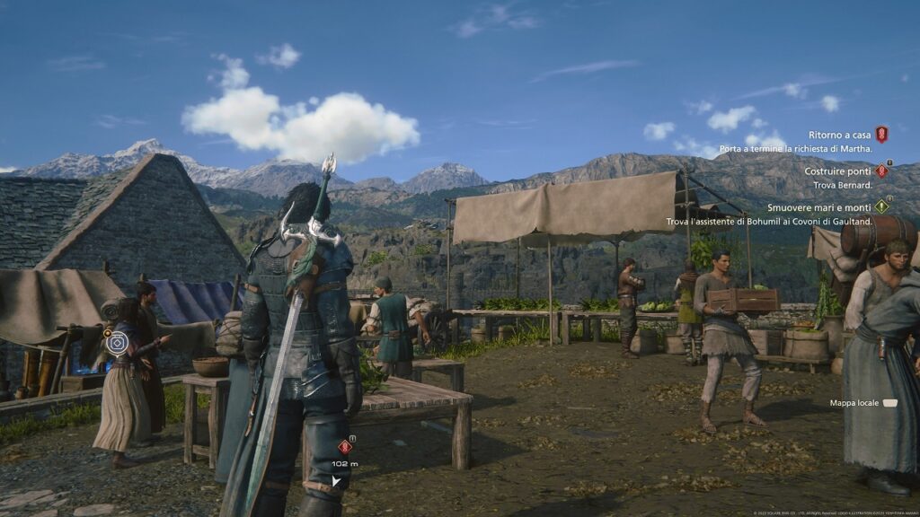 Final Fantasy XVI-Benutzeroberfläche