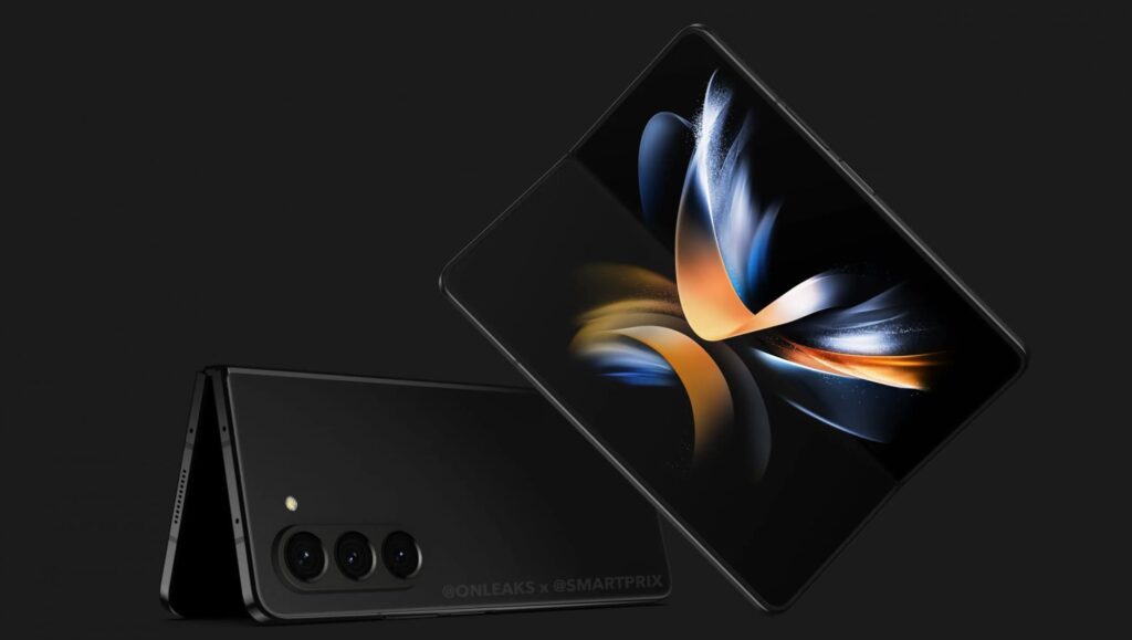 Galaxy Z Fold 5 Rendering ufficiali min