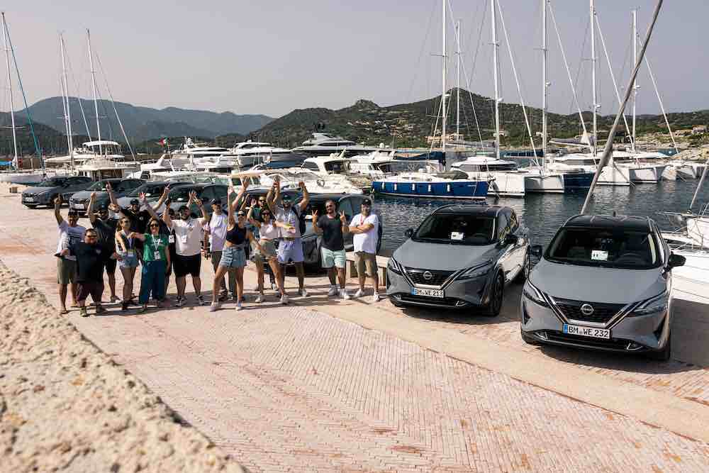 Nissan Qashqai e-POWER fährt mit einem einzigen Tank durch Sardinien, Quelle Pressebüro