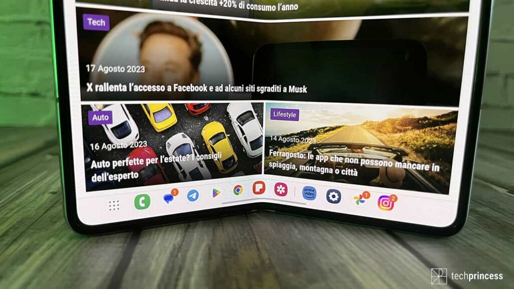 Testbericht zur Aktivitätsleiste des Samsung Galaxy Fold 5