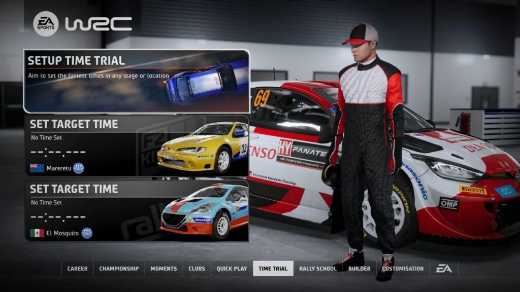 EA SPORTS WRC-Zeitfahren
