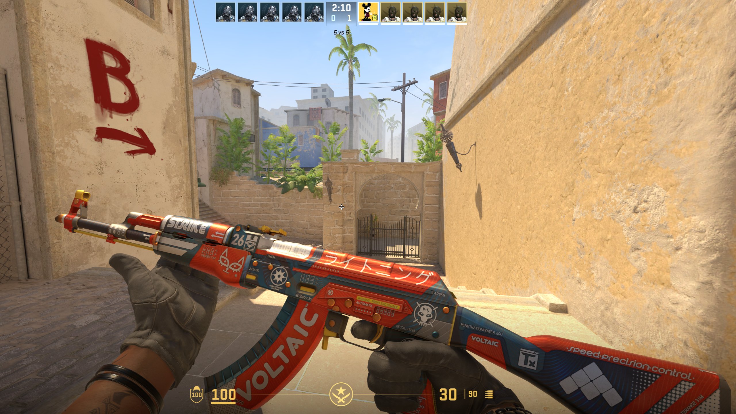 AK 47 Voltaic skin CS2