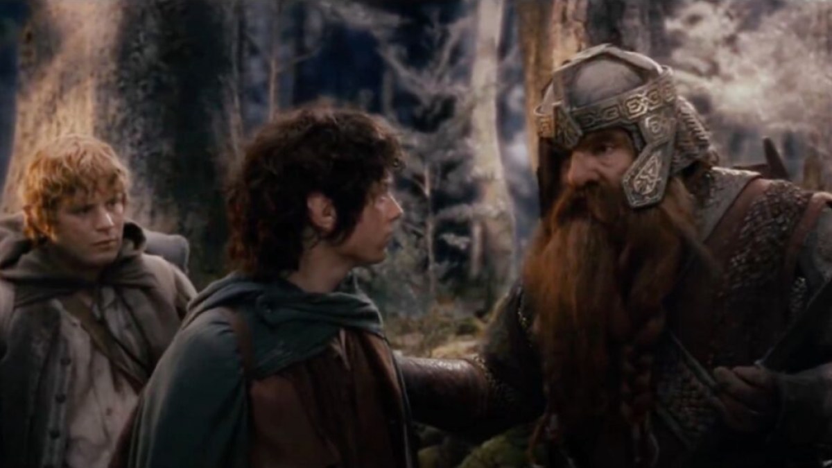 Der-Herr-der-Ringe-Fellowship-of-the-Ring-Gimli-Frodo-und-Samwise