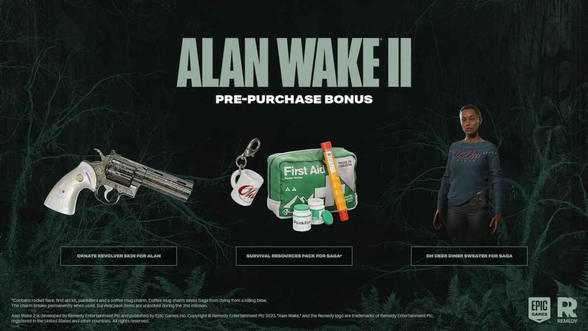 Alan Wake 2 Vorkaufsbonus