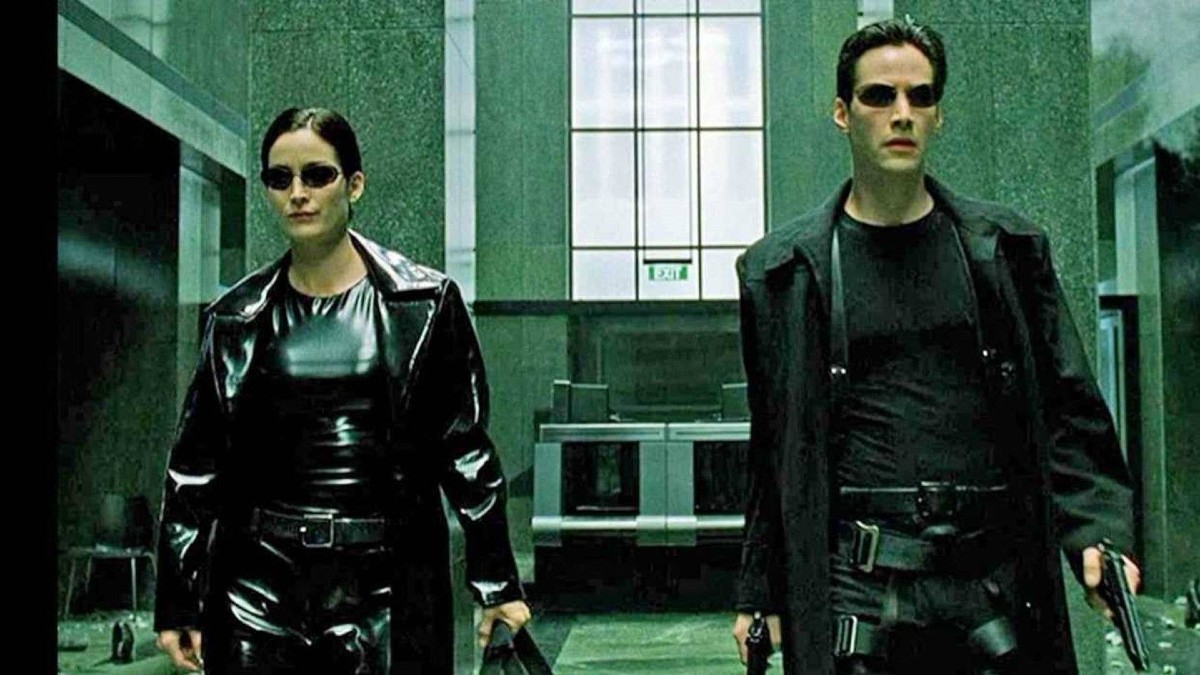 Neo und Trinity in der Matrix