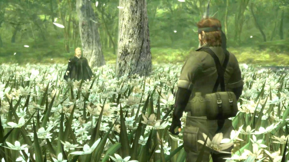 Snake and Big Boss in Metal Gear Solid 3