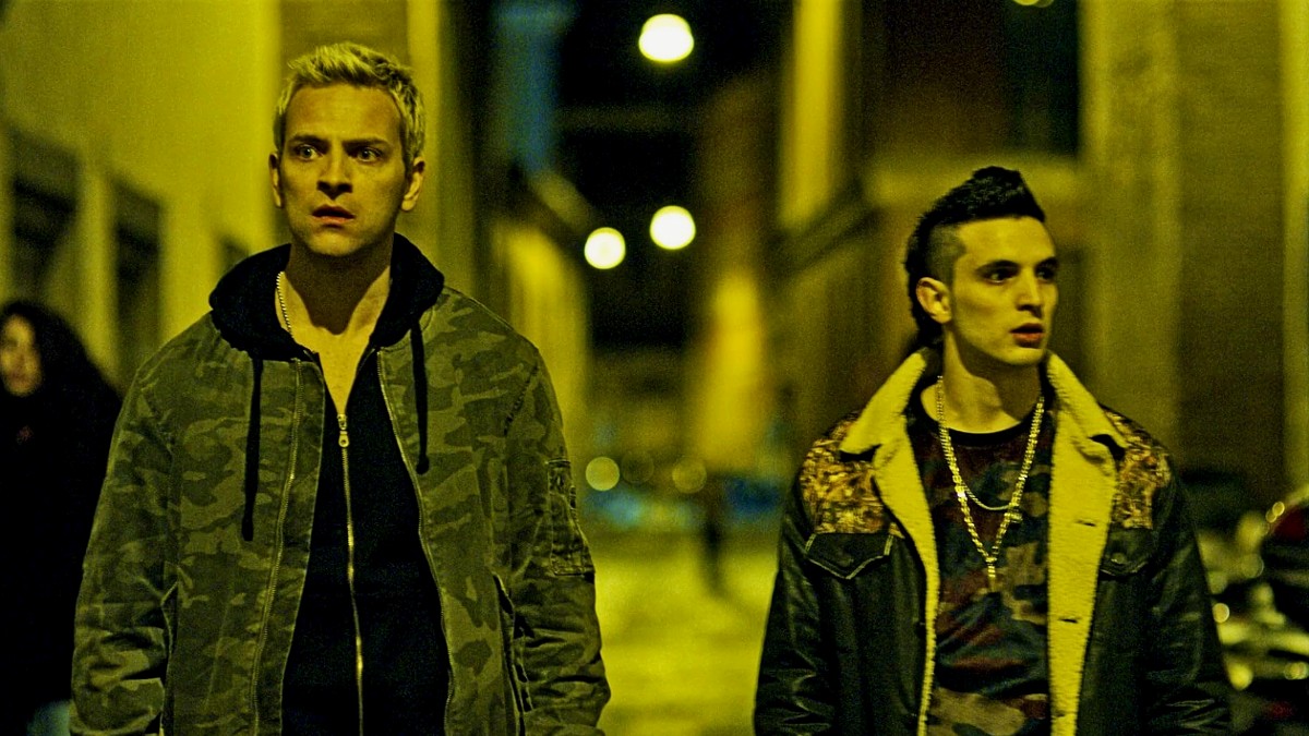 Wie Suburra Blood on Rome endete – Aureliano und Spadino in Suburra: Blood on Rome, gespielt von Alessandro Borghi bzw. Giocomo Ferra.