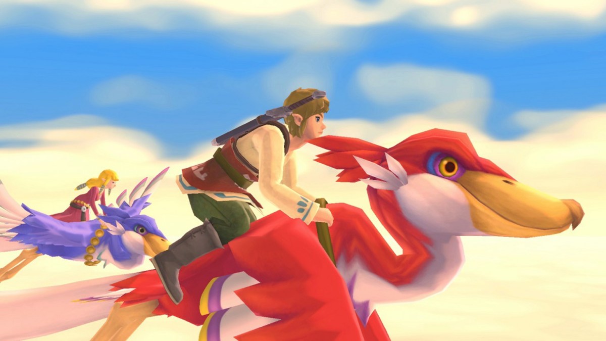 Die Legende von Zelda: Skyward Sword.