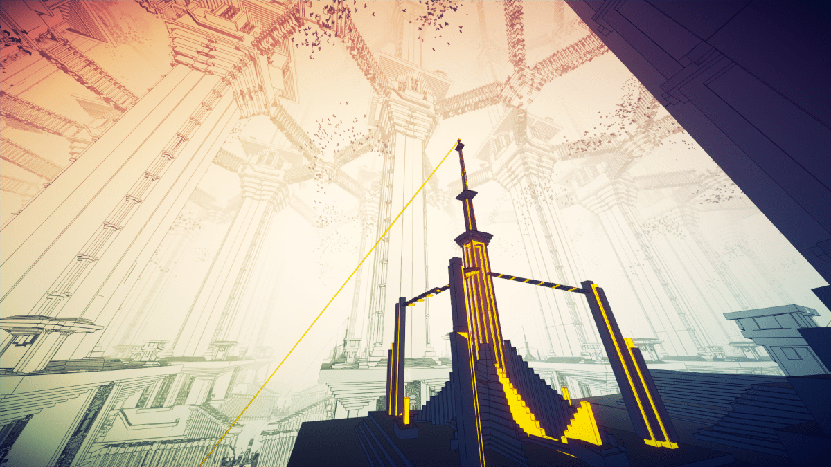 Manifold Garden auf Apple Arcade.