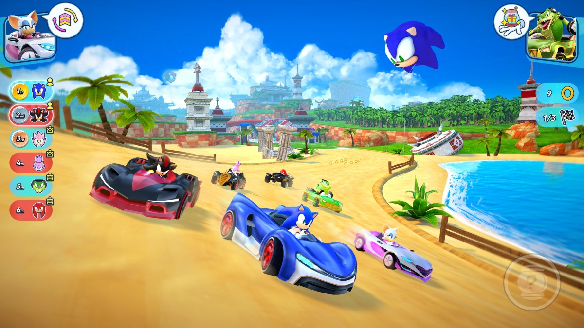 Sonic Racing auf Apple Aracde.