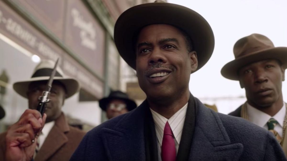 Chris Rock mit einem Messer in Fargo. 