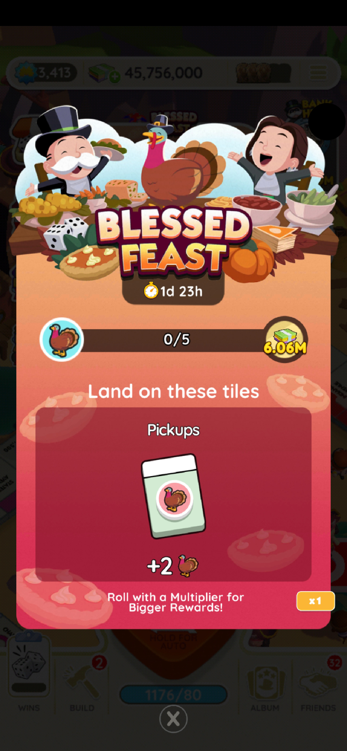 Alle Monopoly GO Blessed Feast Event-Belohnungen und Meilensteine