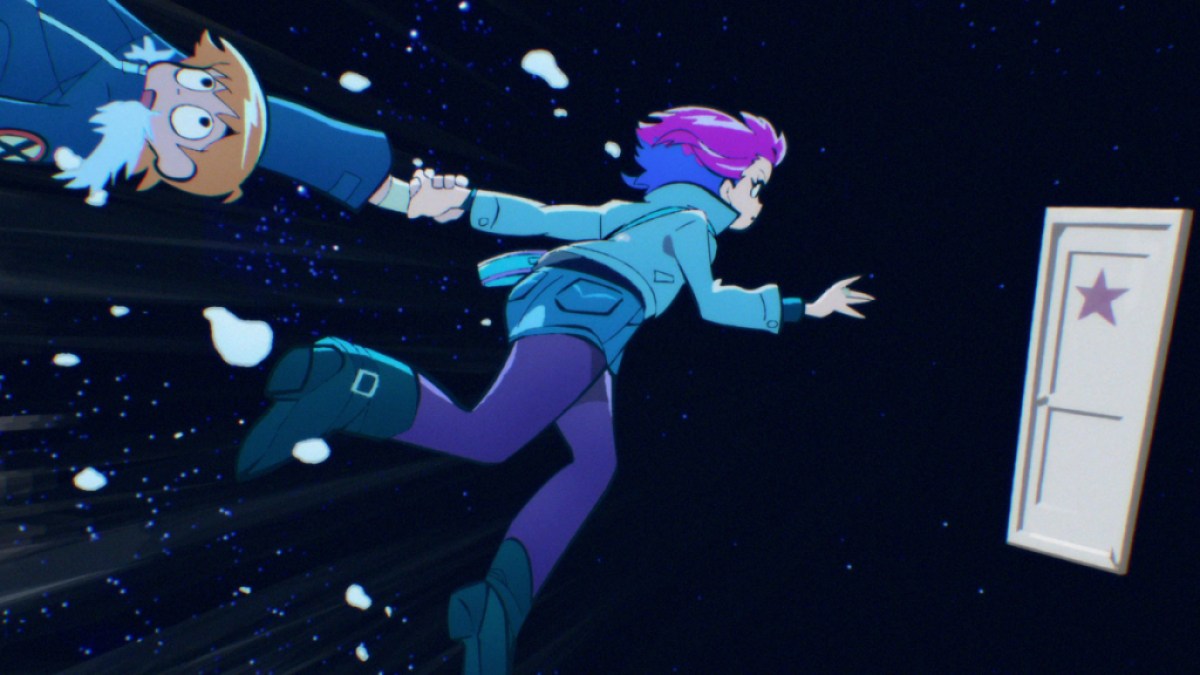 Scott Pilgrim und Ramona Flowers in „Scott Pilgrim Takes Off“.