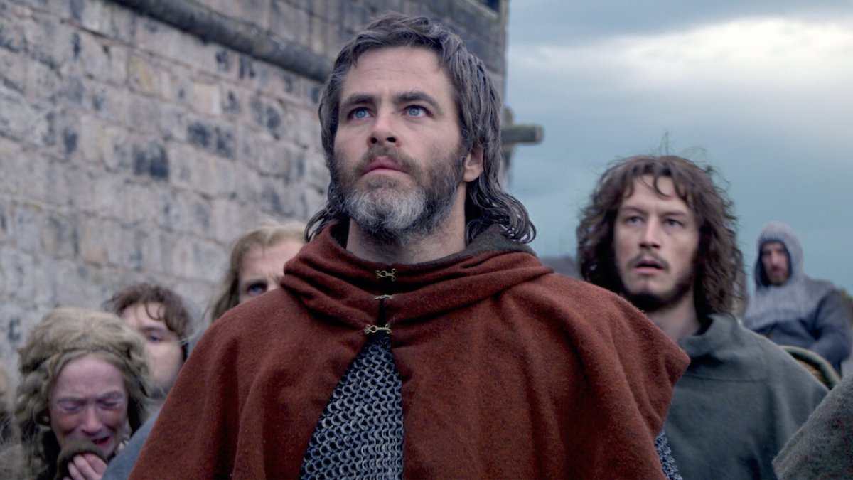 Robert führt die Schotten in The Outlaw King an.  Dieses Bild ist Teil eines Artikels über die aufgelisteten teuersten Filme auf Netflix.