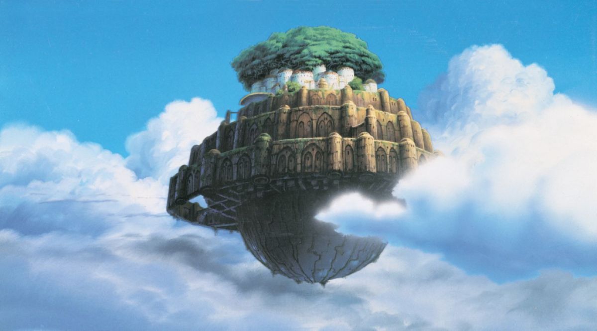 Schloss im Himmel.  Dieses Bild ist Teil einer Rangliste aller Filme von Hayao Miyazaki.