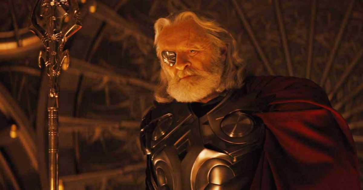 Anthony Hopkins als Odin in Thor.