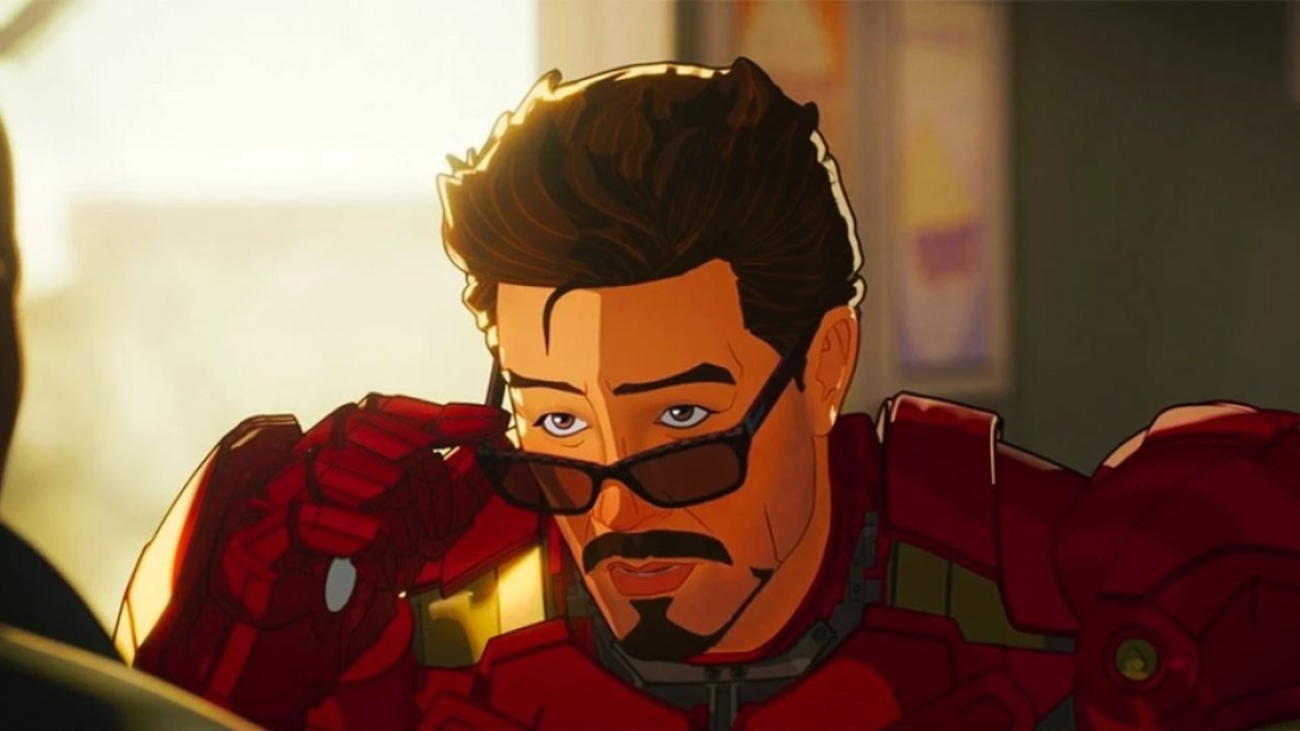 Tony Stark alias Iron Man in Marvel Studios‘ What If...?  als Teil eines Artikels über alle Hauptdarsteller und Besetzungsliste für Staffel 2.