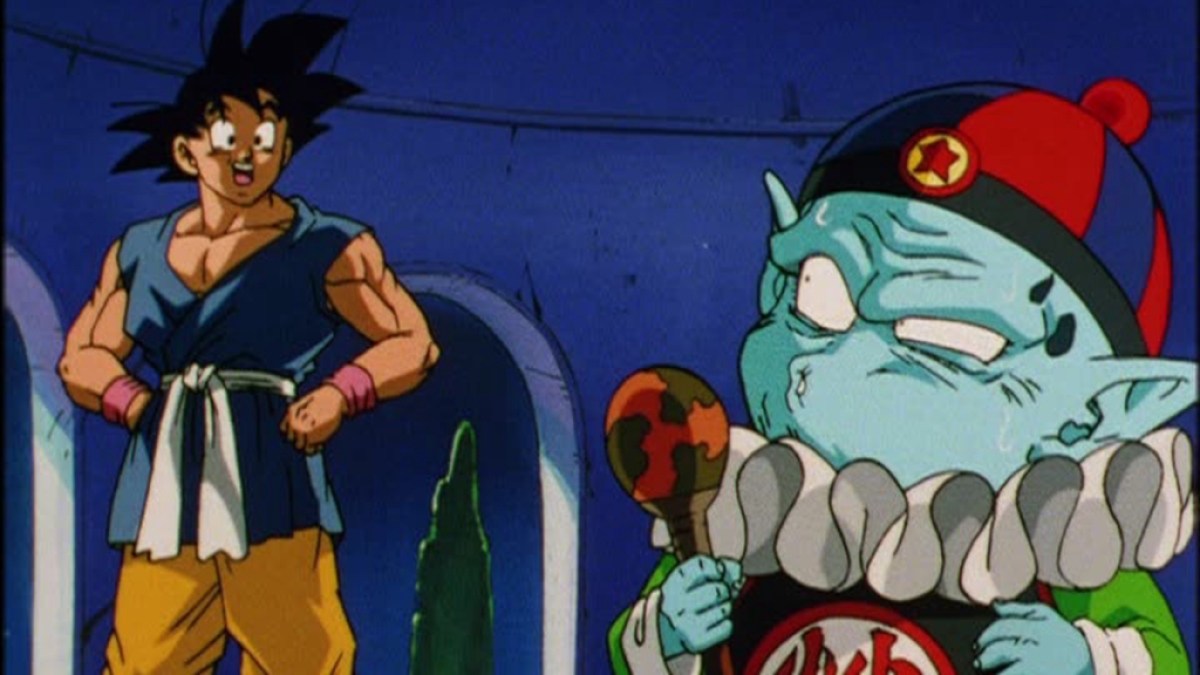 Goku trifft sich in Dragon Ball GT wieder mit Kaiser Pilaf.