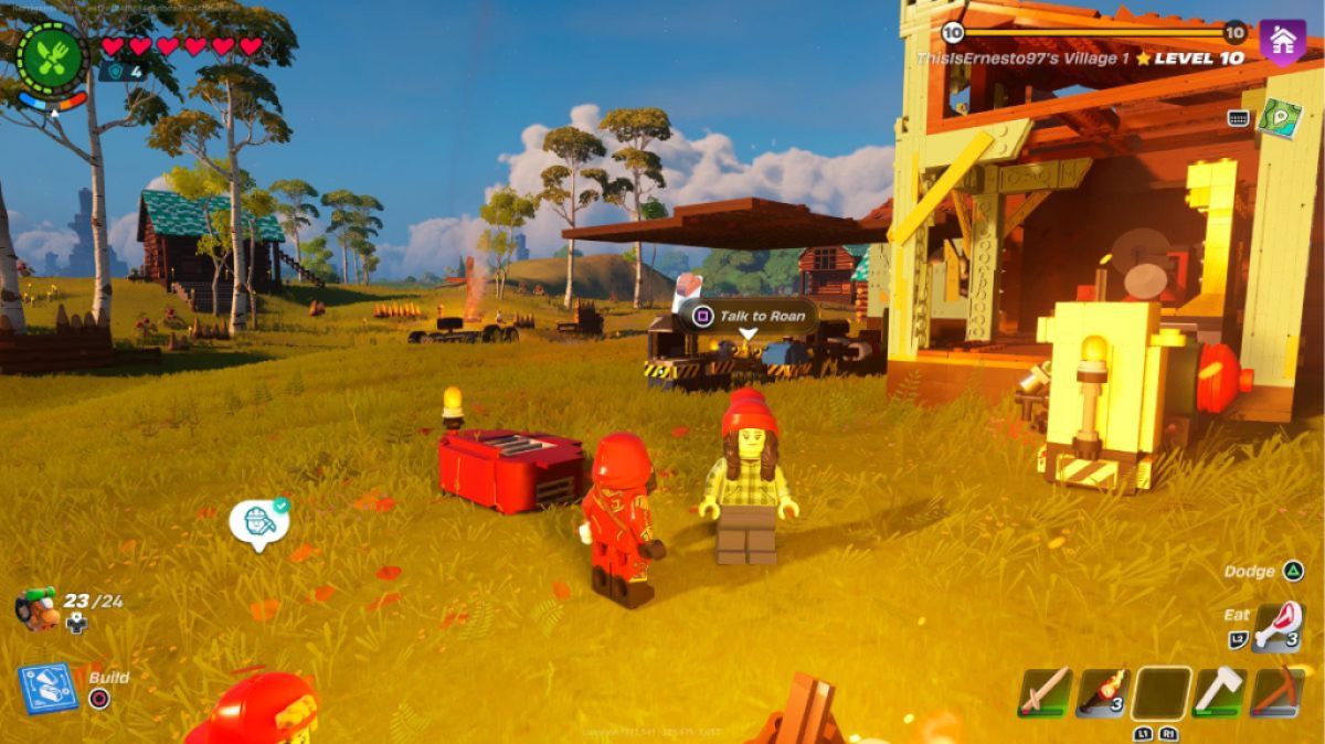 Roan der Dorfbewohner in LEGO Fortnite.