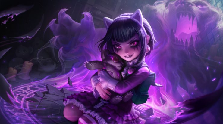 Annie in TFT. This image is part of an article about the best Emo Annie team comp in Teamfight Tactics (TFT).