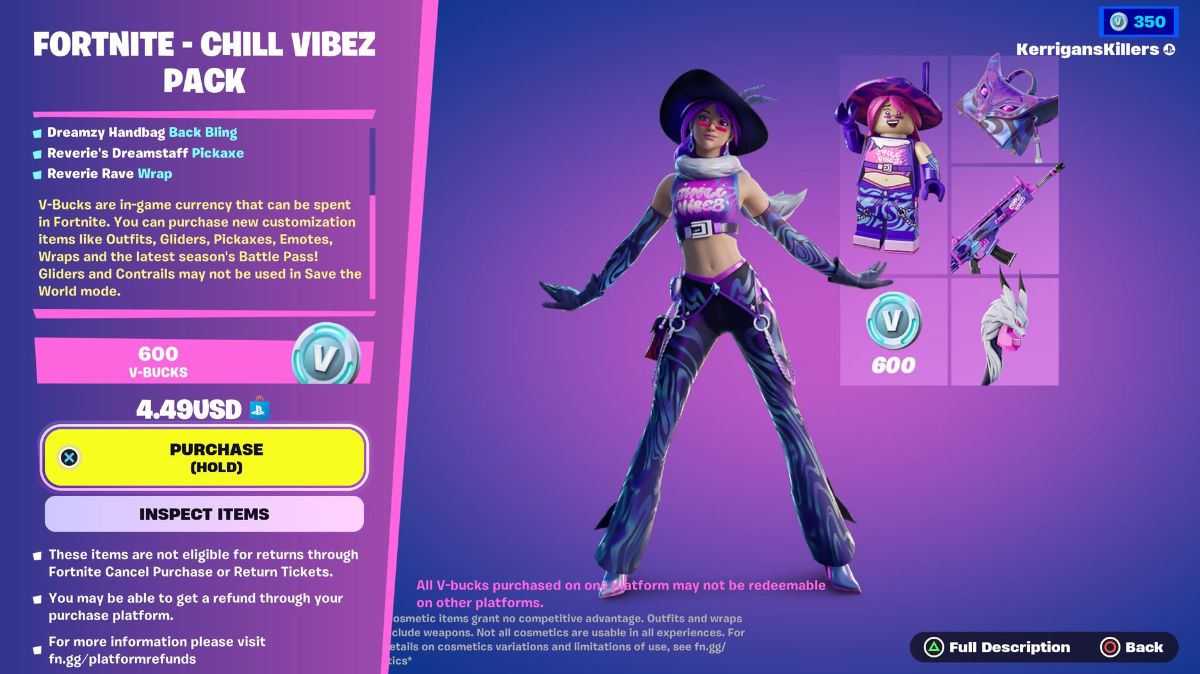 Fortnite's Chill Vibez Pack.