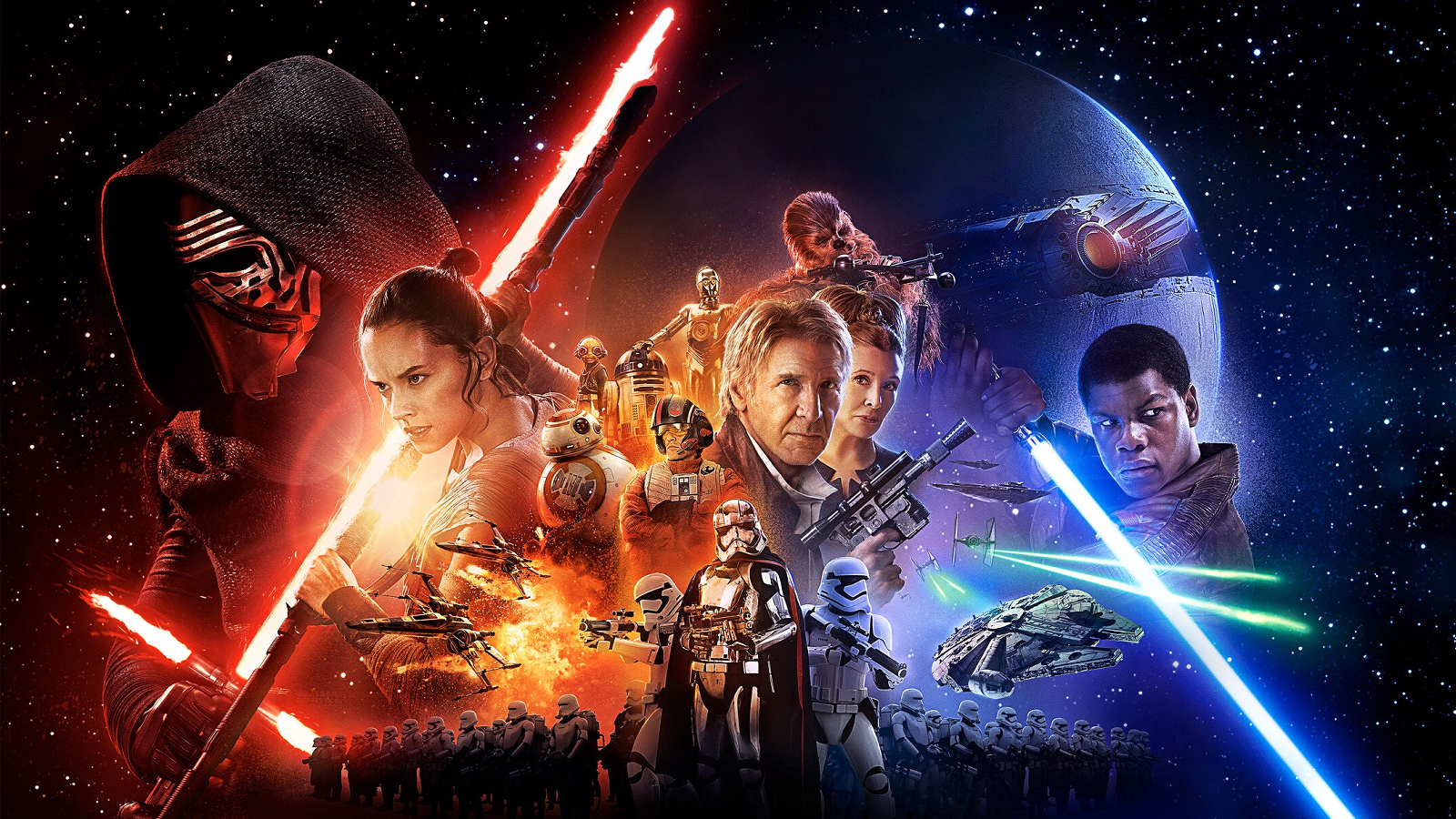 Star Wars: The Force Awakens poster art