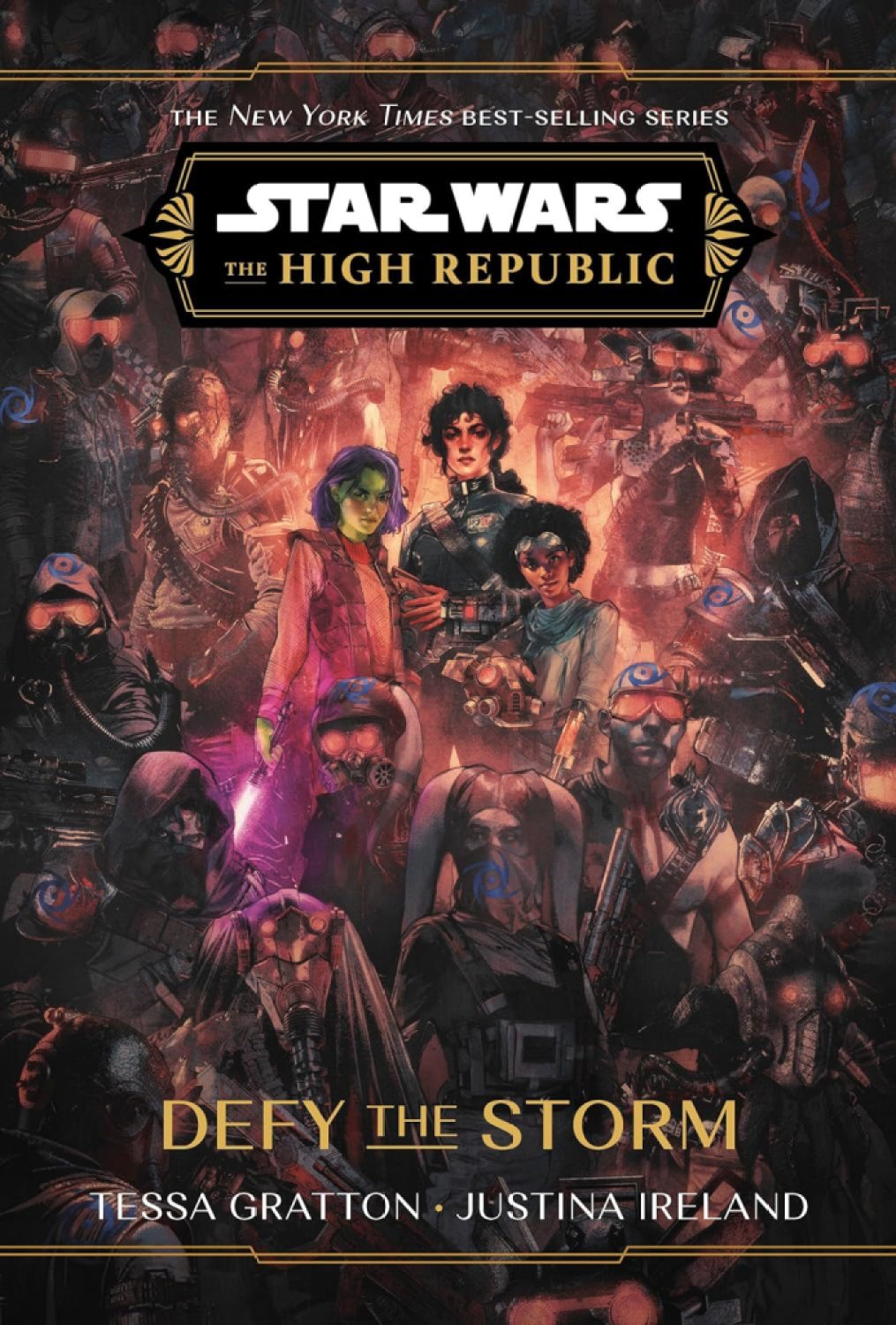 Das Defy the Storm-Cover.  Dieses Bild ist Teil eines Artikels über die Lesereihenfolge aller Star Wars: The High Republic-Bücher. 