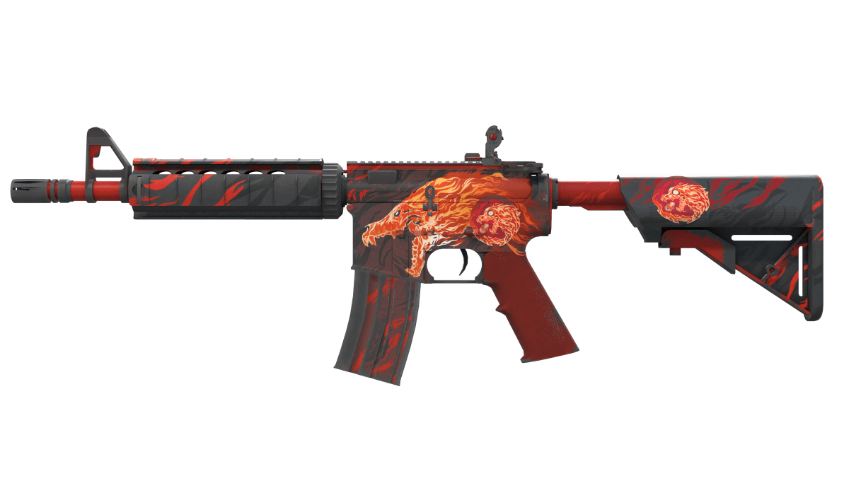 Der M4A4 Howl in CS2.  Dieses Bild ist Teil eines Artikels über die teuersten Skins aller Zeiten in Counter-Strike 2 (CS2).