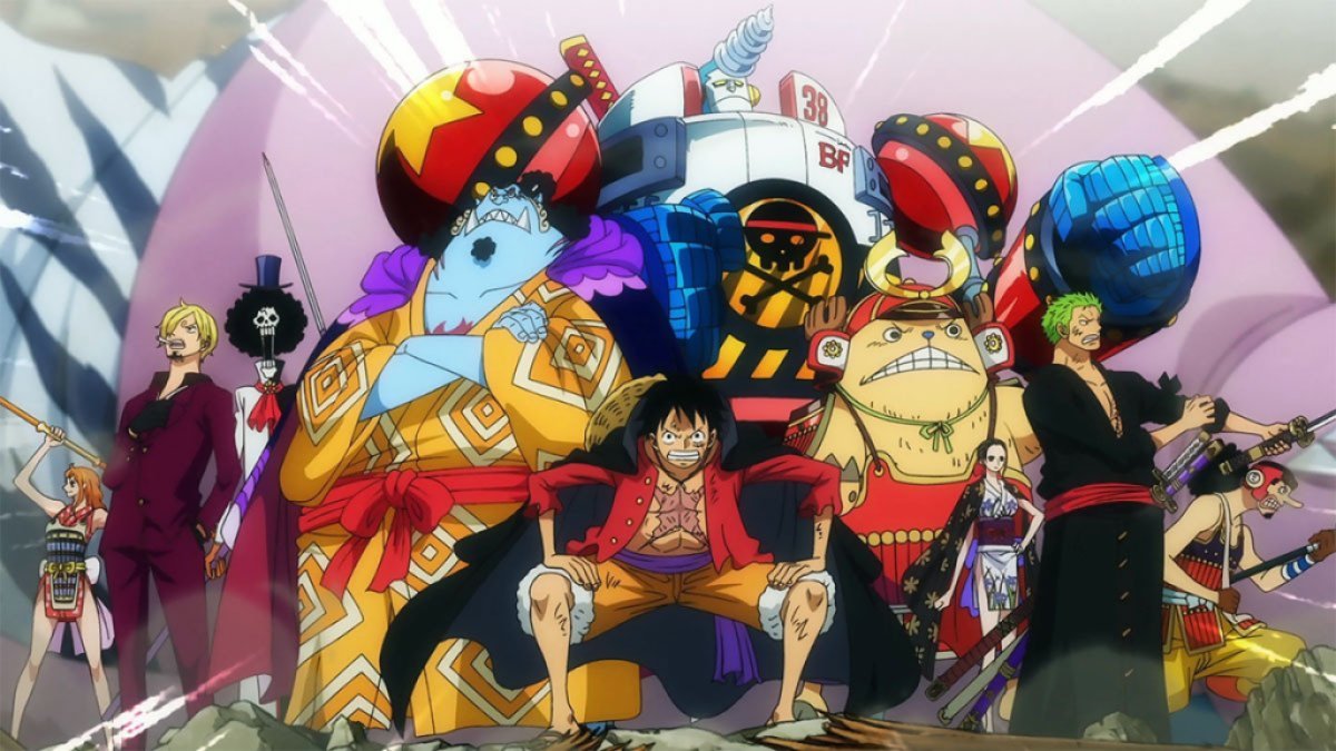 Die Strohhüte zusammen im Wano-Bogen von One Piece.