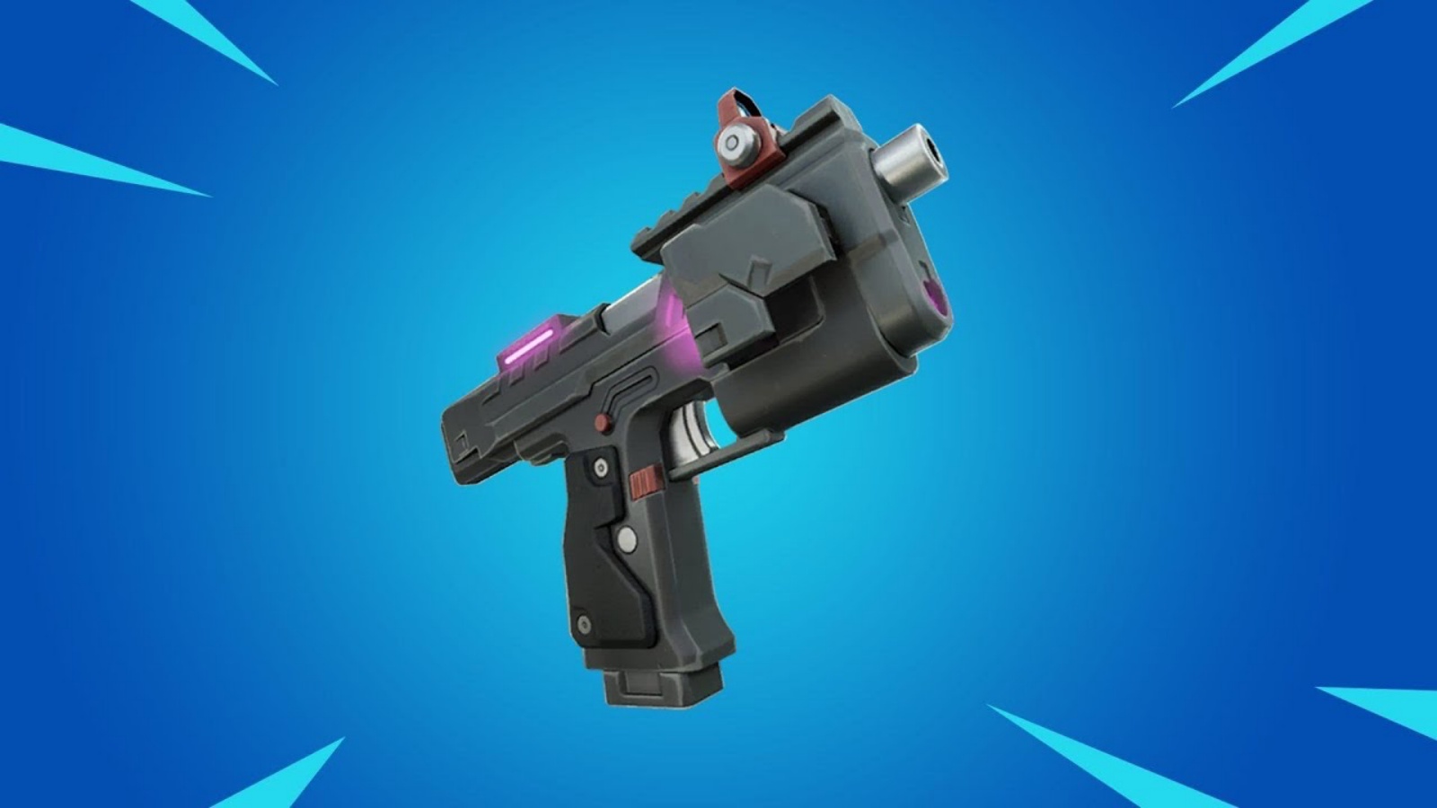 The Lock On Pistol in Fortnite.