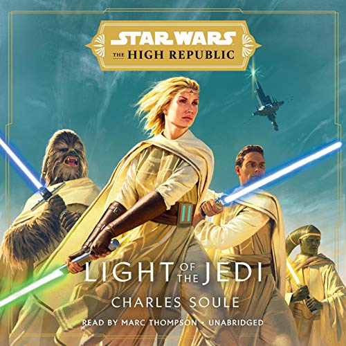 Licht der Jedi-Cover.  Dieses Bild ist Teil eines Artikels über die Lesereihenfolge aller Star Wars: The High Republic-Bücher. 