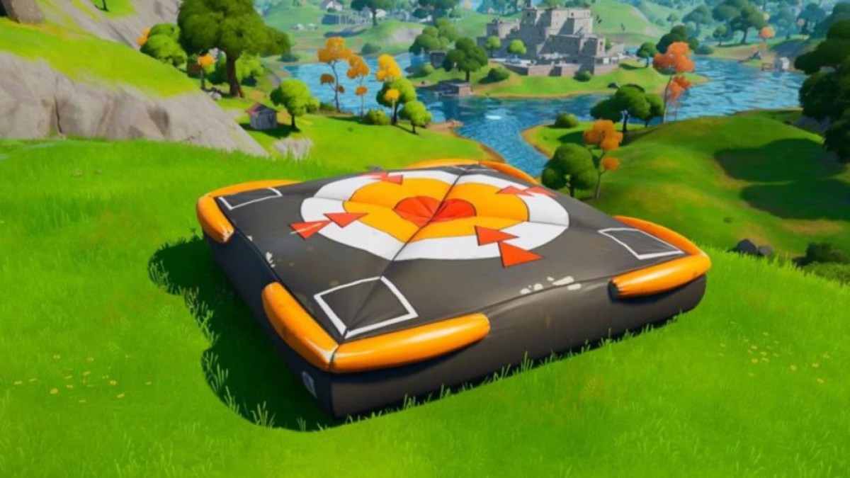 Das Crash Pad in Fortnite.  Dieses Bild ist Teil eines Artikels darüber, wie man das Crash Pad Jr. in Fortnite Battle Royale erhält. 