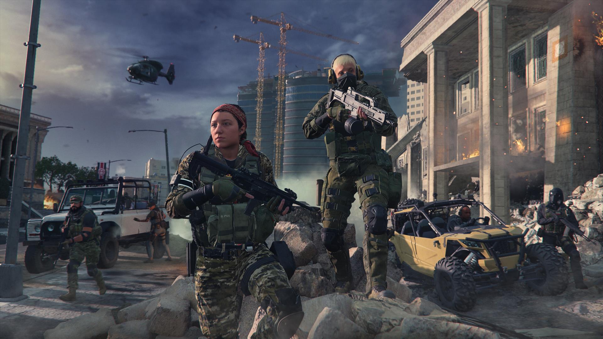 A squad of soldiers in Call of Duty: Modern Warfare 3