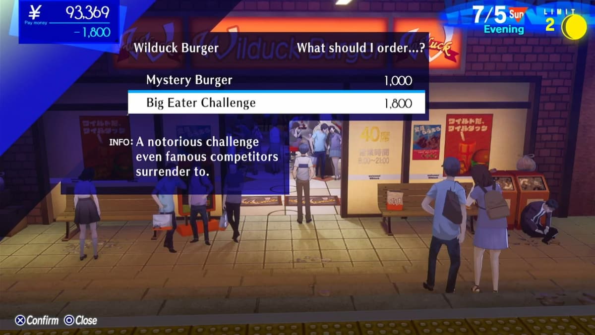 So meistern Sie die Big Eater Challenge in Persona 3 Reload