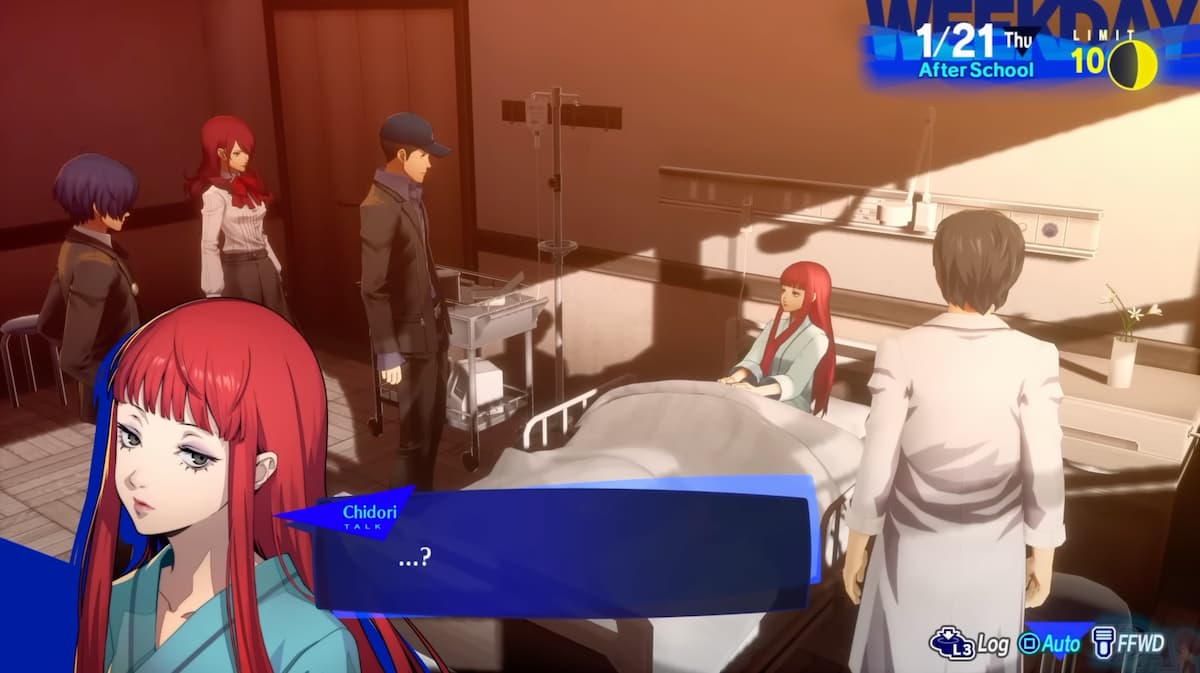 Chidori in Persona 3 Reload speichern