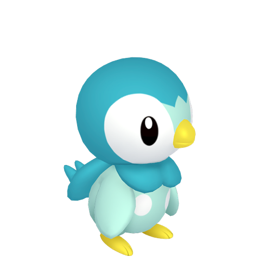 glänzender Piplup