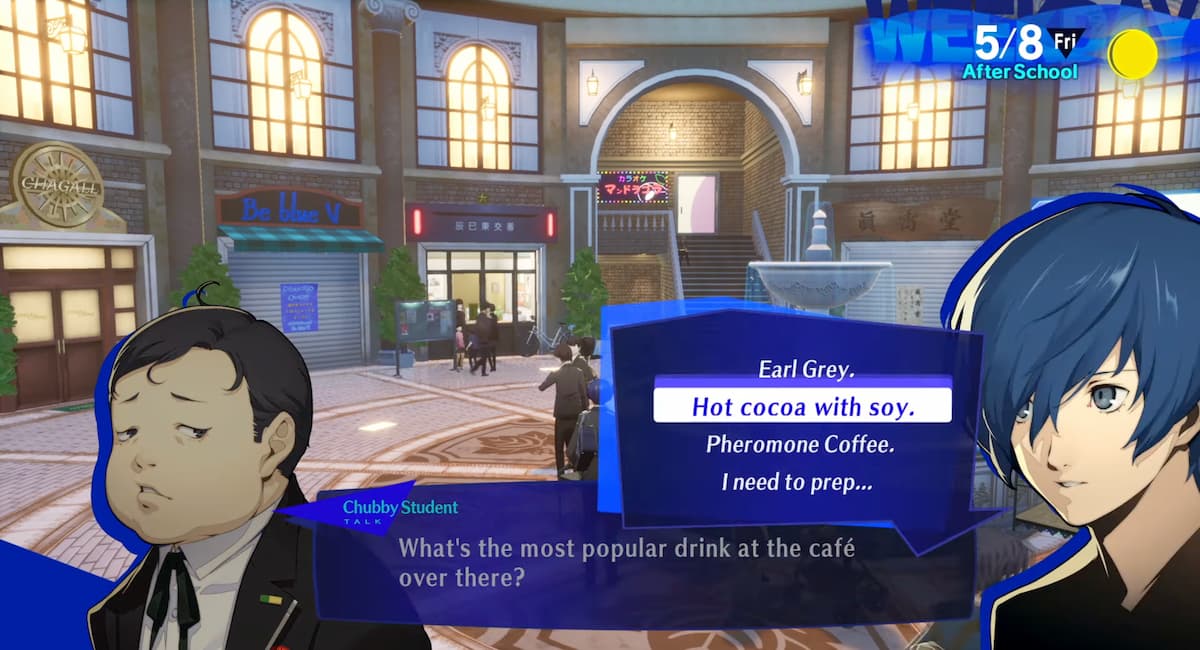 Persona 3 Reload Gourmet King Antworten