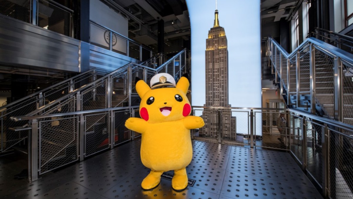 Pikachu im New Yorker Empire State Building