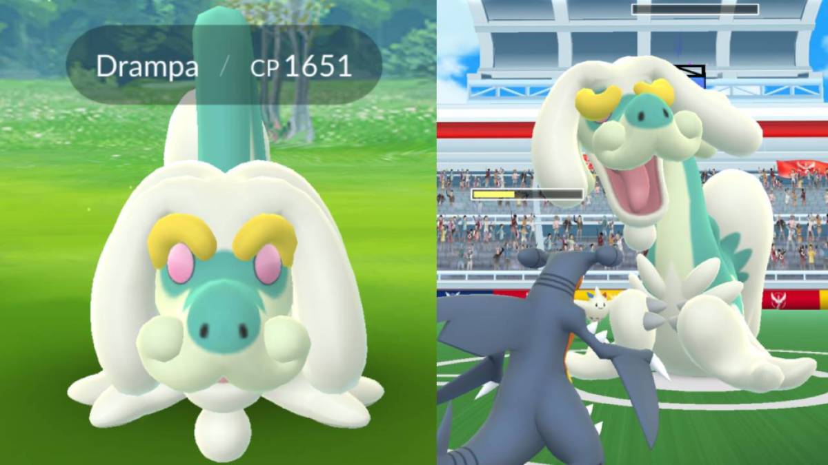 Drampa Pokemon Go Raid