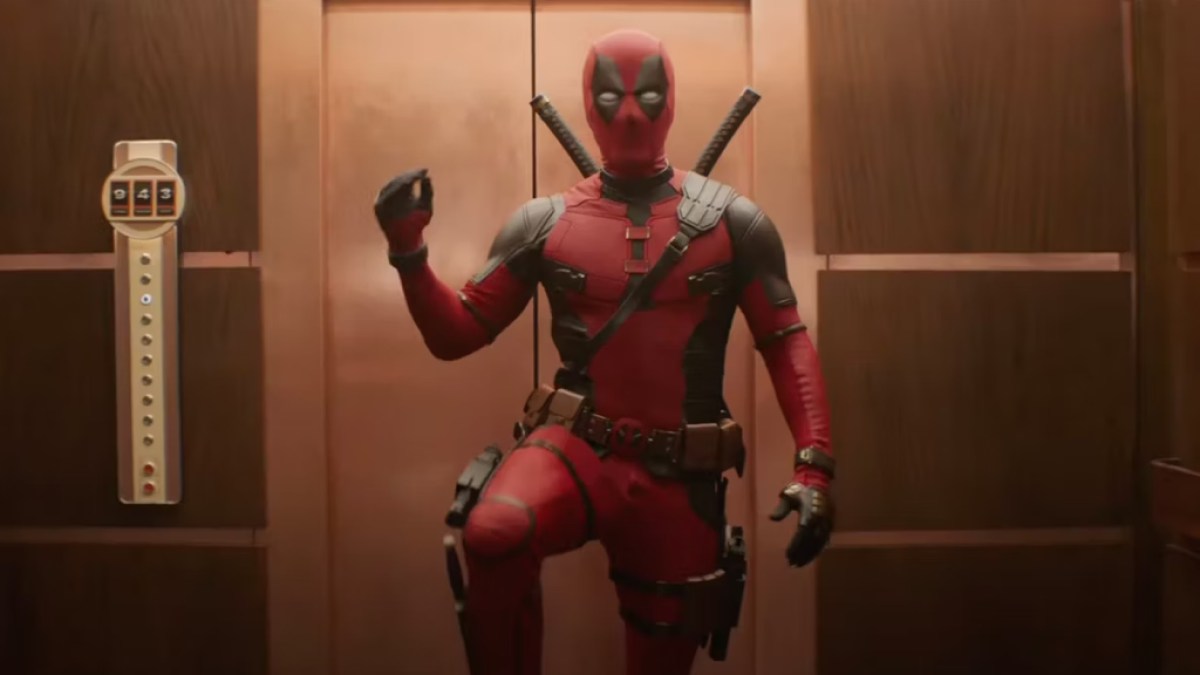 Ein Standbild aus dem Deadpool & Wolverine-Trailer.  Dieses Bild ist Teil eines Artikels darüber, ob Gambit in Deadpool 3 enthalten sein wird.